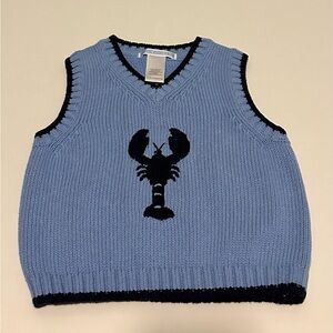 JANIE and JACK lobster sweater vest